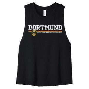 Dortmund Germany Deutschland Women's Racerback Cropped Tank