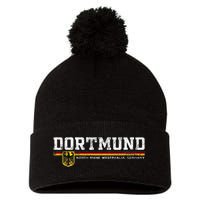 Dortmund Germany Deutschland Pom Pom 12in Knit Beanie