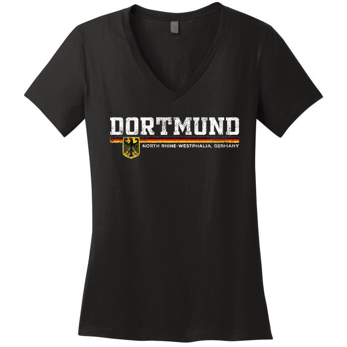 Dortmund Germany Deutschland Women's V-Neck T-Shirt