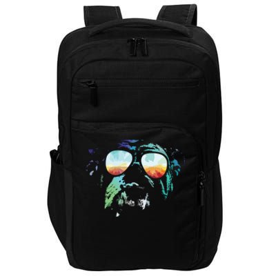 Disco Groovy English Bulldog Dog Gift Impact Tech Backpack