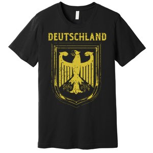 Deutschland Germany Eagle Nationalism Symbol Premium T-Shirt