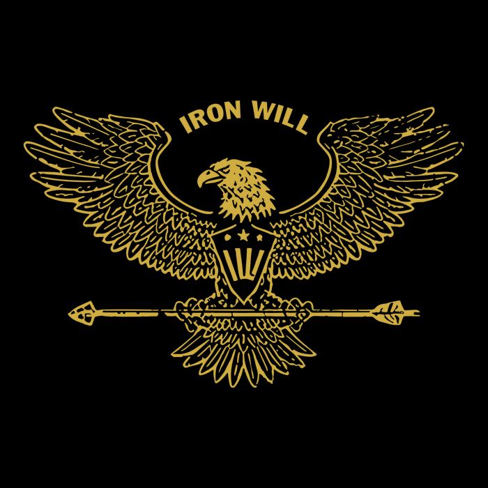 Derek Guy Eagle Arrow Iron Will Women's Crop Top Tee