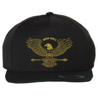 Derek Guy Eagle Arrow Iron Will Wool Snapback Cap