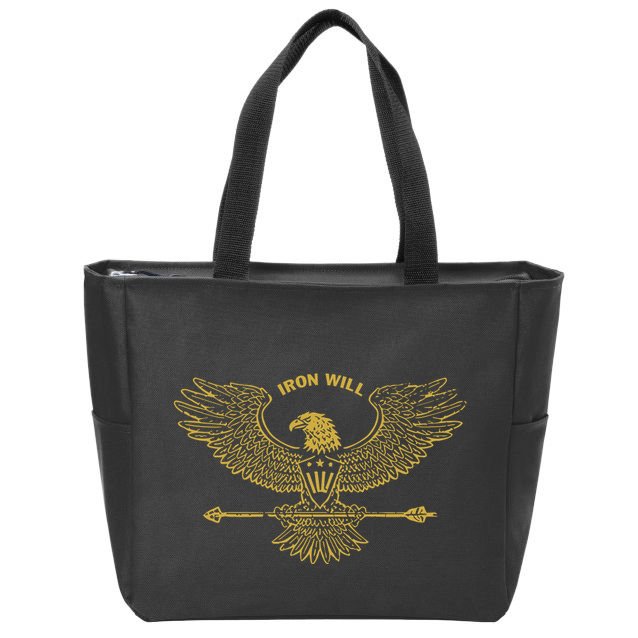 Derek Guy Eagle Arrow Iron Will Zip Tote Bag