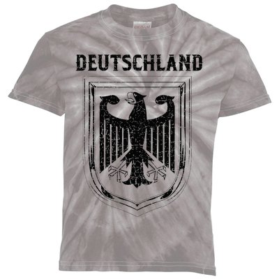 Deutschland Germany Eagle Nationalism Symbol Kids Tie-Dye T-Shirt