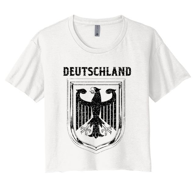 Deutschland Germany Eagle Nationalism Symbol Crop Top