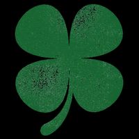 Distressed Green Four Leaf Clover Saint Patrick's Day Lover Mesh Reversible Basketball Jersey Tank