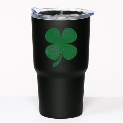 Distressed Green Four Leaf Clover Saint Patrick's Day Lover Tumbler