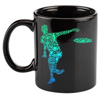 Disc Golf Frisbee 11oz C Handle Ceramic Mug
