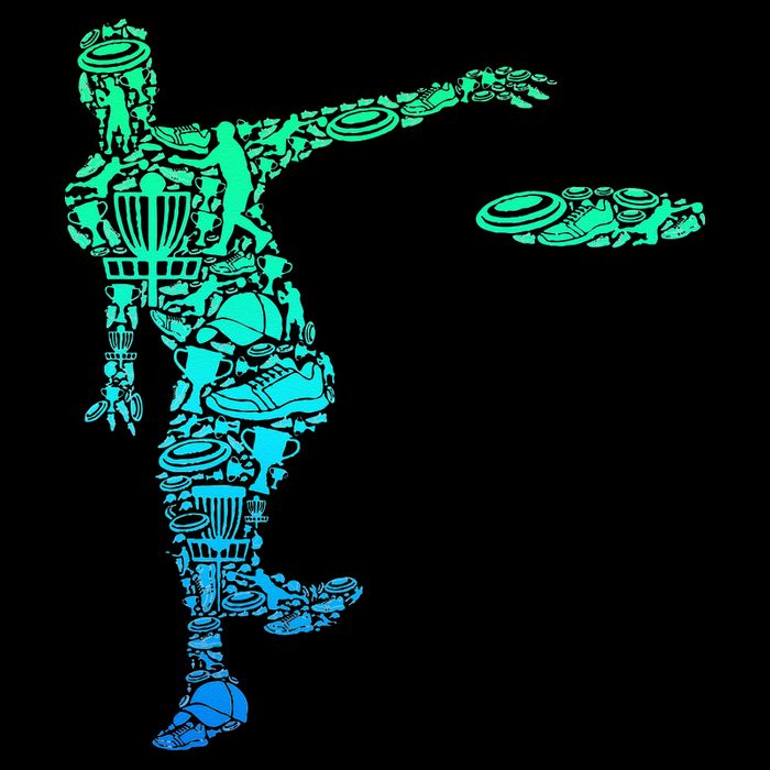 Disc Golf Frisbee Drawstring Bag