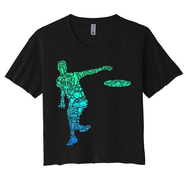 Disc Golf Frisbee Crop Top