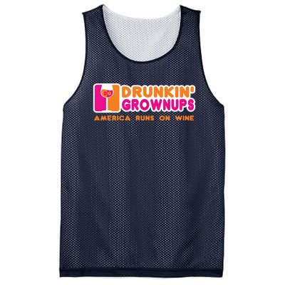 Drunken Grownups Funny Wine Shirts Drinking Gifts Mesh Reversible Basketball Jersey Tank