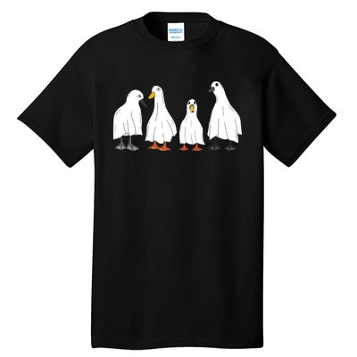 Ducks Ghost Farm Farmer Animal Halloween Costume Tall T-Shirt