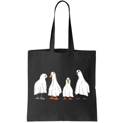 Ducks Ghost Farm Farmer Animal Halloween Costume Tote Bag