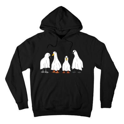 Ducks Ghost Farm Farmer Animal Halloween Costume Tall Hoodie