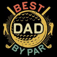 Disc Golf Fathers Best Dad By Par Funny Golf Gift Premium T-Shirt