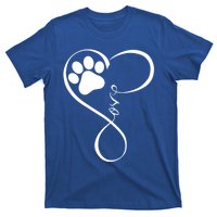 Dog Gift Fun Pawprint Design Gift Love Dogs Gift T-Shirt