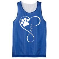 Dog Gift Fun Pawprint Design Gift Love Dogs Gift Mesh Reversible Basketball Jersey Tank