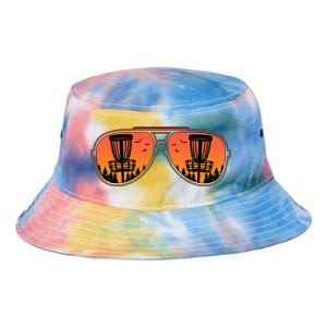 Disc Golf Funny Hit Trees and Curse Retro Disc Golf Tie Dye Newport Bucket Hat