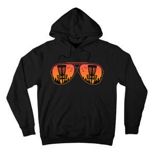 Disc Golf Funny Hit Trees and Curse Retro Disc Golf Tall Hoodie