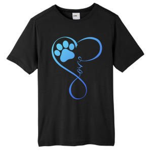 Dog Gift Fun Pawprint Design Gift Love Dogs Gift Tall Fusion ChromaSoft Performance T-Shirt