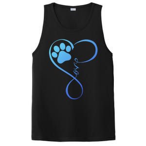 Dog Gift Fun Pawprint Design Gift Love Dogs Gift PosiCharge Competitor Tank