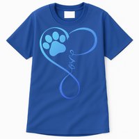 Dog Gift Fun Pawprint Design Gift Love Dogs Gift Tall T-Shirt