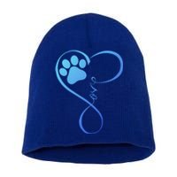 Dog Gift Fun Pawprint Design Gift Love Dogs Gift Short Acrylic Beanie