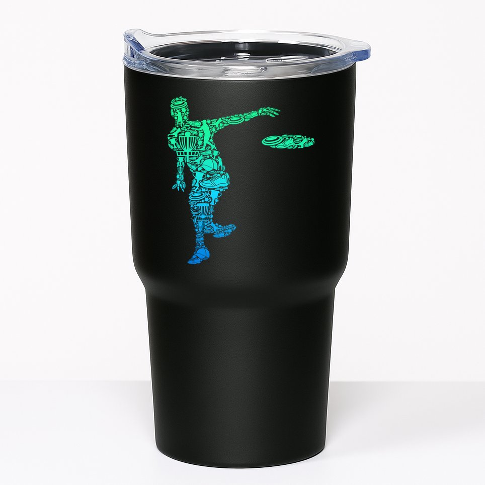 Disc Golf Frisbee Boy Tumbler