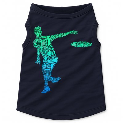 Disc Golf Frisbee Boy Doggie Tank