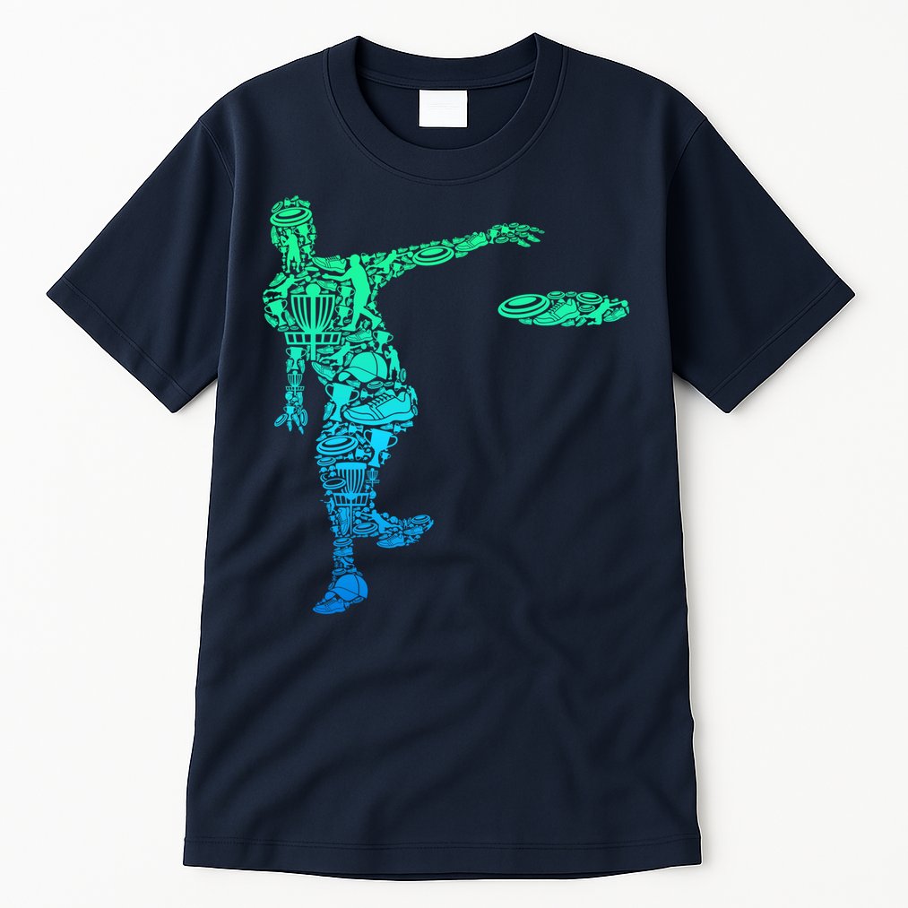 Disc Golf Frisbee Boy Tall T-Shirt