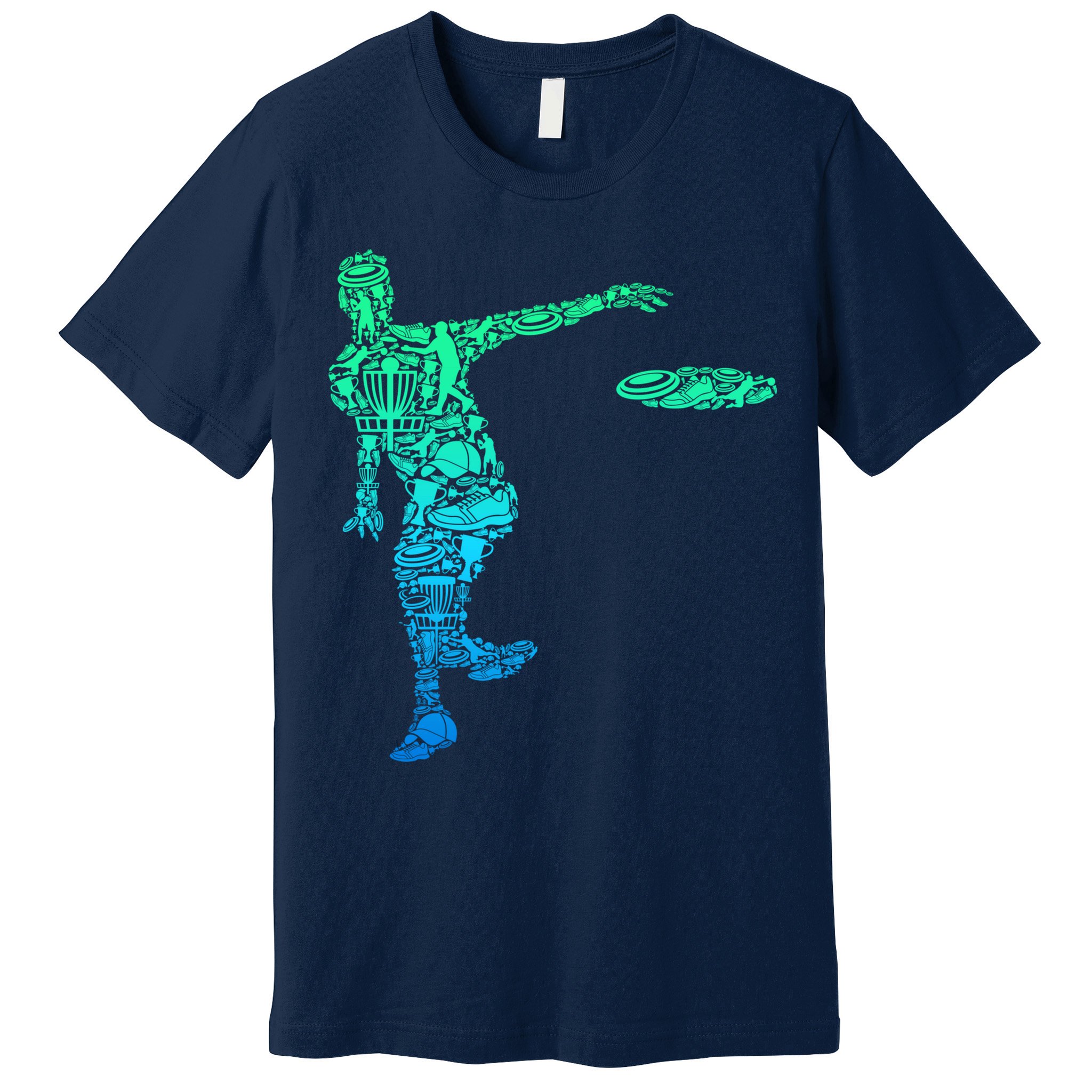 Disc Golf Frisbee Boy Premium T-Shirt