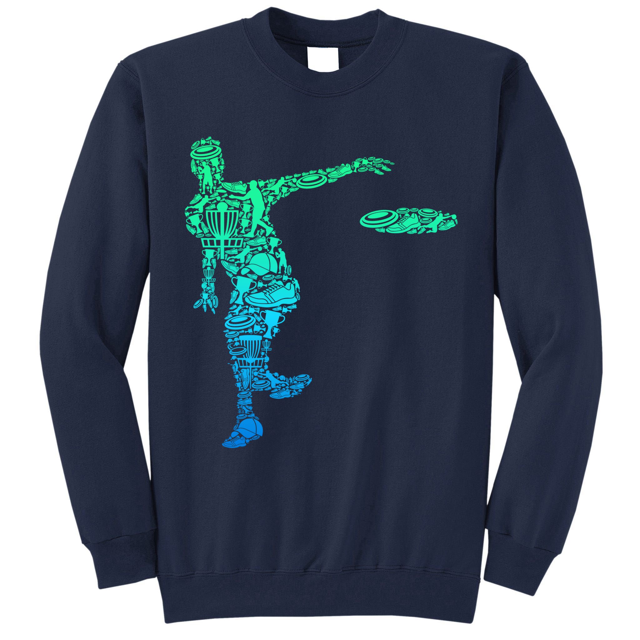 Disc Golf Frisbee Boy Tall Sweatshirt