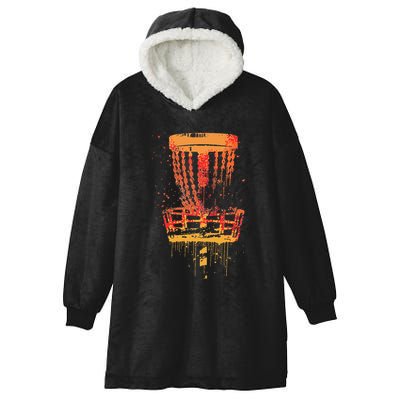 Disc Golf Frolf Vintage Frisbee Golf Hooded Wearable Blanket