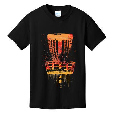 Disc Golf Frolf Vintage Frisbee Golf Kids T-Shirt