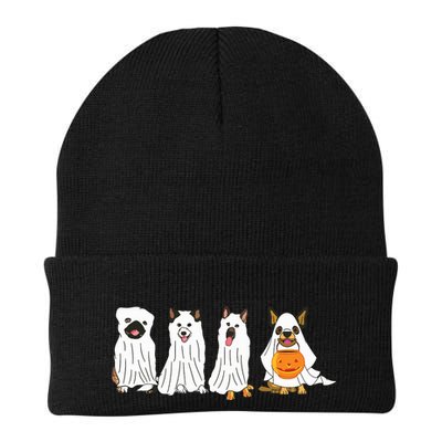 Dog Ghost Funny Halloween Mummy Dog Lover Matching Family Beanie