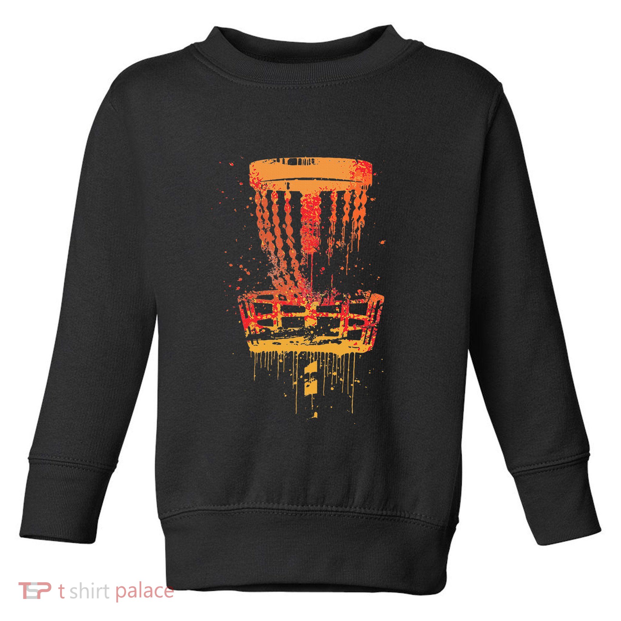 Disc Golf Frolf Vintage Frisbee Golf Toddler Sweatshirt