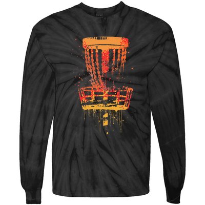 Disc Golf Frolf Vintage Frisbee Golf Tie-Dye Long Sleeve Shirt