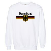 Deutschland Germany Flag Coat Of Arms Eagle Banner Garment-Dyed Sweatshirt