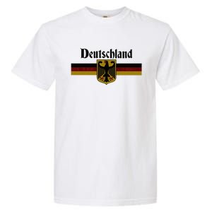 Deutschland Germany Flag Coat Of Arms Eagle Banner Garment-Dyed Heavyweight T-Shirt