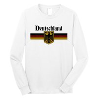 Deutschland Germany Flag Coat Of Arms Eagle Banner Long Sleeve Shirt