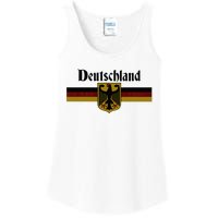 Deutschland Germany Flag Coat Of Arms Eagle Banner Ladies Essential Tank