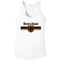 Deutschland Germany Flag Coat Of Arms Eagle Banner Ladies PosiCharge Competitor Racerback Tank