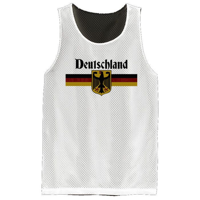 Deutschland Germany Flag Coat Of Arms Eagle Banner Mesh Reversible Basketball Jersey Tank