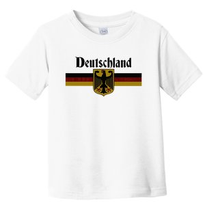 Deutschland Germany Flag Coat Of Arms Eagle Banner Toddler T-Shirt