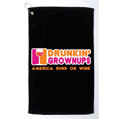 Drunken Grownups Funny Wine Gift Ing Funny Gift Golf Towel