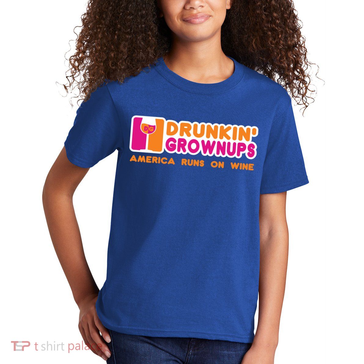Drunken Grownups Funny Wine Gift Ing Funny Gift Kids T-Shirt