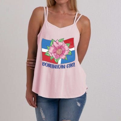 Dominican Girl Flag Women's Strappy Tank