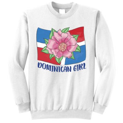 Dominican Girl Flag Sweatshirt