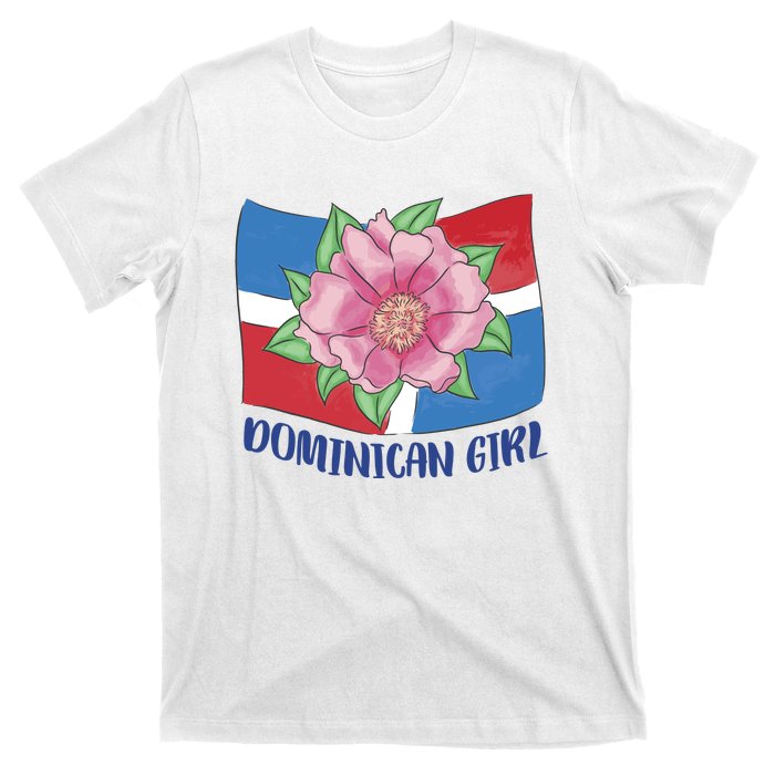 Dominican Girl Flag T-Shirt